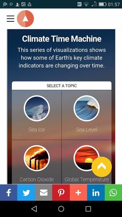 "tracking planet" app features