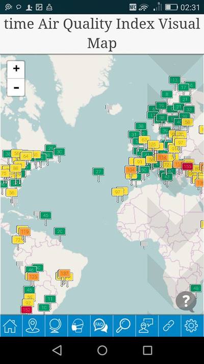 "tracking planet" tools: monitoraggio qualità dell'aria